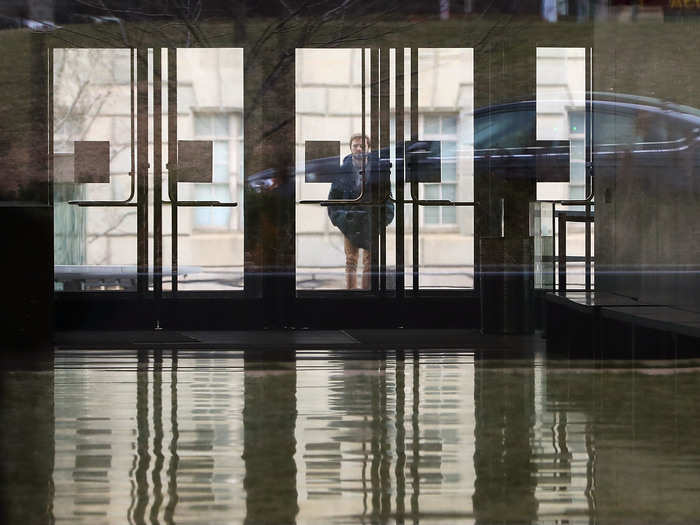 A few tourists traveled to The National Museum of African American History, only to encounter signs saying it was closed.