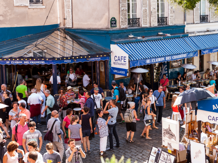 Another person wrote that Place du Tertre is only worth a visit "if you are interested in having your portrait sketched or are interested in buying some cheap trinkets or second rate art."