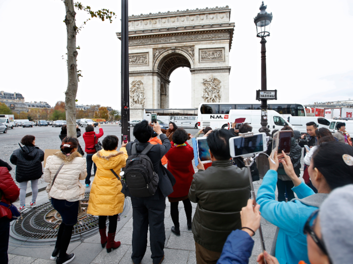 Travel + Leisure included the Champs Élysées on its list of the 95 most overrated attractions in the world, noting that apart from the view of the famous Arc de Triomphe and the boutiques — most of which can be found in other countries — the avenue has very little appeal.