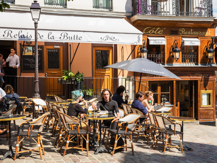 The French capital is known for its food and café culture ...