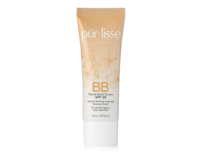 A tinted cream that acts as a foundation, sunscreen, and moisturizer all in one