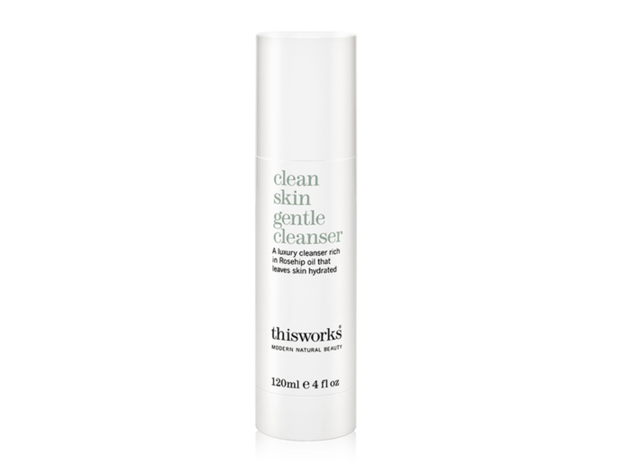 A gentle cleanser packed with essential oils and vitamins to keep skin clean and hydrated