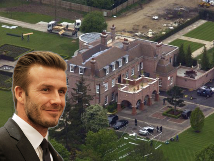 The Beckhams also have several homes. At one point, they lived in Rowneybury House, a giant mansion located in Hertfordshire dubbed "Beckingham Palace."