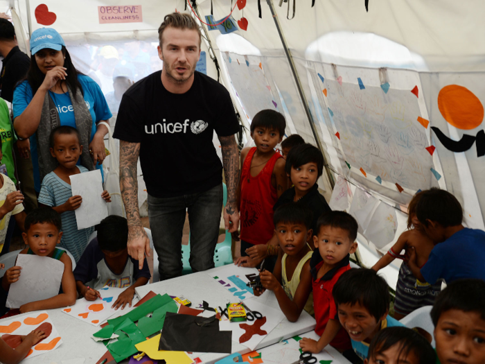 He visited the Philippines in 2014 to give comfort to survivors of the country