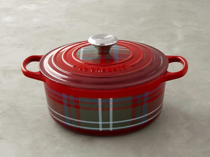 Le Creuset Signature Tartan Cast-Iron Round Dutch Oven