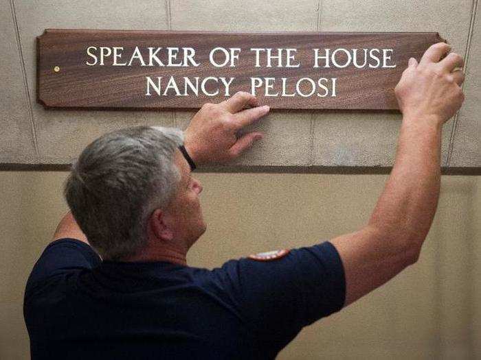 Pelosi is the only woman to ever serve as Speaker of the House.