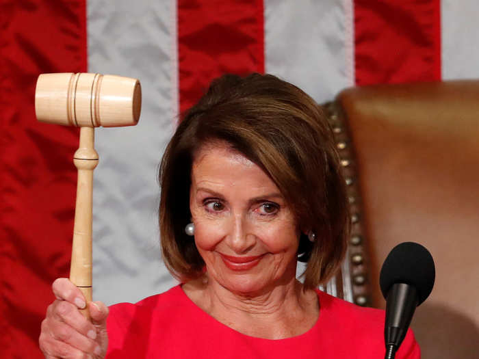 Pelosi received 220 votes and reassumed her role as Speaker.