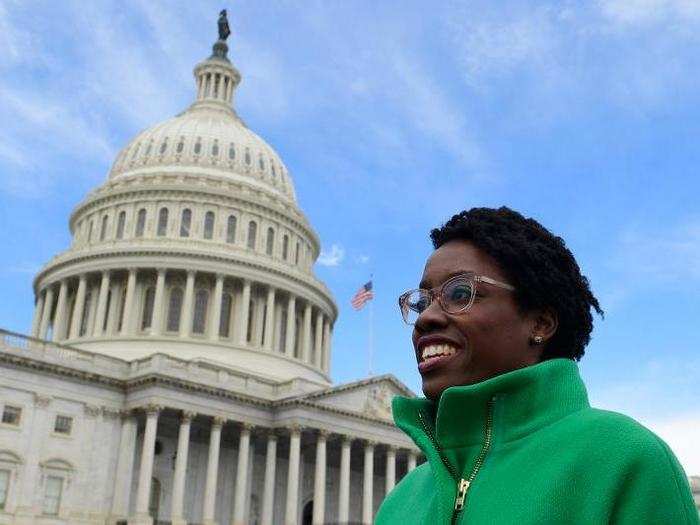 Registered nurse Lauren Underwood, who now represents Illinois