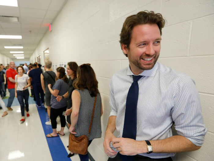 Ocean engineer Joe Cunningham, who squeaked out a victory in South Carolina