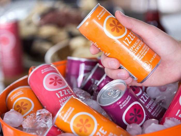 Skip: IZZE sparkling flavored drinks