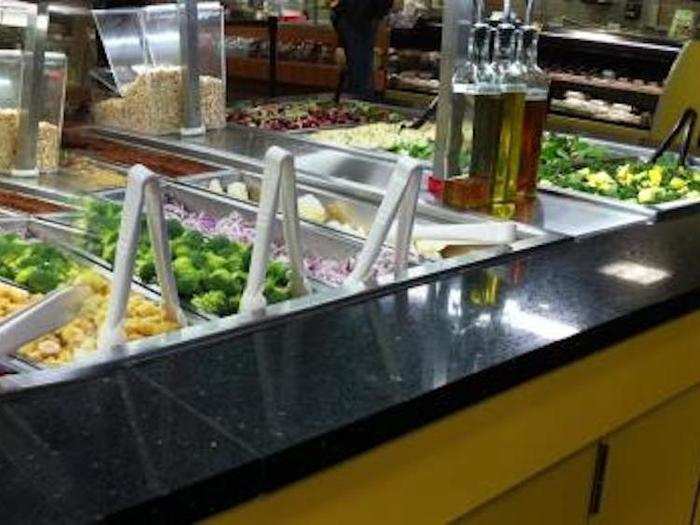 Skip: Eggs from the salad bar