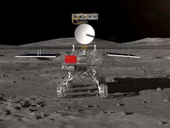 The Yutu 2 rover, which is designed to last three months, is recording images while it rolls across the far side. It also has a ground-penetrating radar, a rock-analyzing spectroscope, and a device to study lunar water ice.