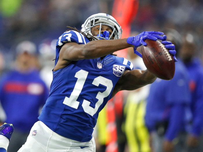 T.Y. Hilton over 85.5 receiving yards (-130)