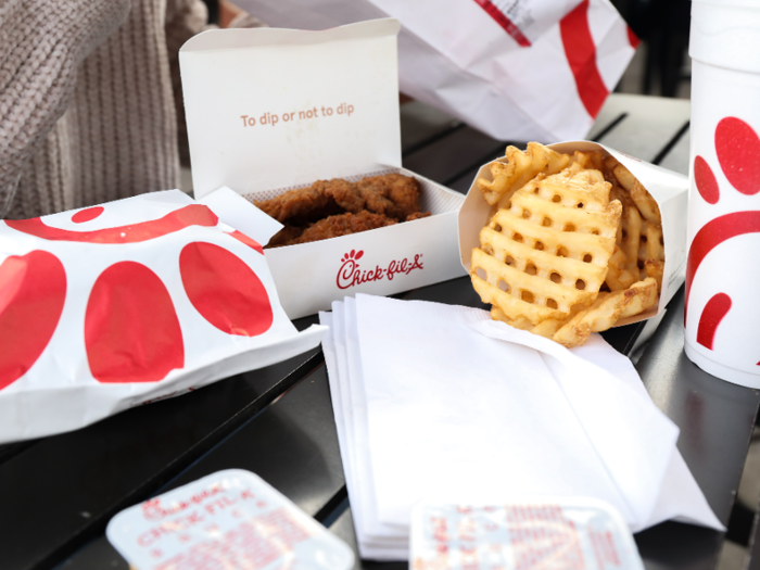 Overall, when you consider the chicken, sauce, french fries, customer service, wait time, presentation, and menu variety, the chain with the most wins is Chick-fil-A ...