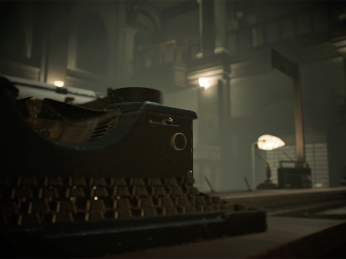 Just look at the soft lighting and detail on this typewriter! Come on!