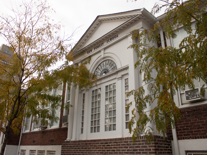 From one corner of the park, I caught a bus to the Kew-Forest School, a private school in Forest Hills, Queens, that Trump attended through seventh grade.