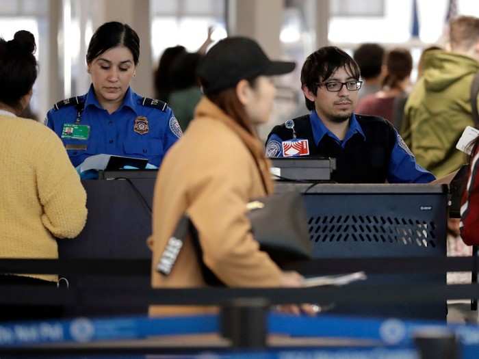 Employees with the Transportation Security Administration were deemed essential and are currently being forced to work without pay. A CNN report said "hundreds" of TSA officers were calling out of the unpaid work, potentially compromising airport security and increasing wait times.