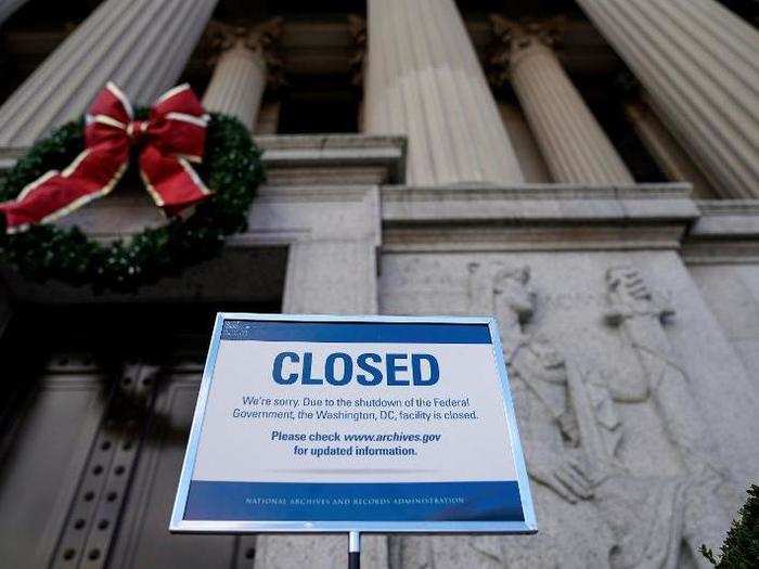 Around 800,000 Americans who are employed by the government are currently furloughed or working without pay until the shutdown ends.