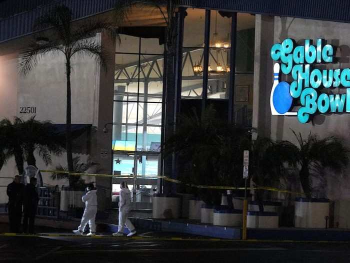 A gunman killed three and injured four at a bowling alley in Torrance, California.