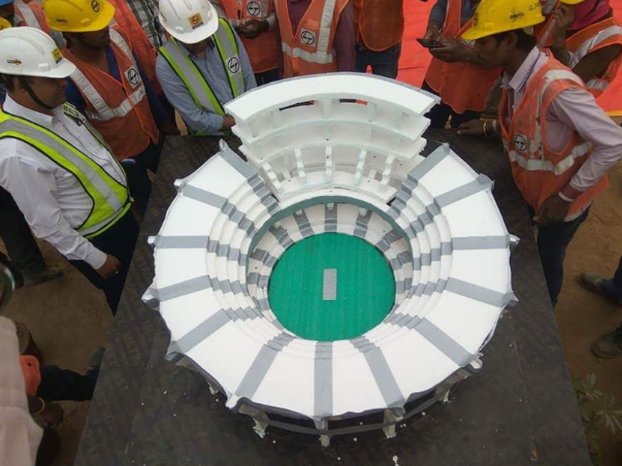 The stadium is set to cover 63 acres of land and will have the capacity of 110,000 people surpassing the Melbourne Stadium can allow 100,024 fans because of its seating capacity of 95,000 people and standing capacity of 5,000 people.