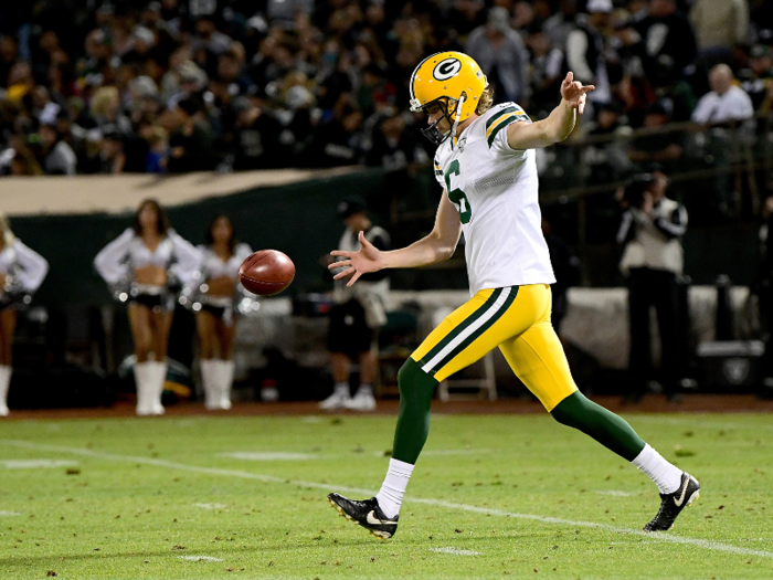 Scott now punts for the Green Bay Packers.