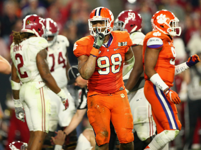 Kevin Dodd had three sacks in the national championship for the Tigers — the cap to an impressive senior year.