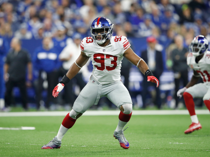 B. J. Goodson was drafted by the Giants with a fourth-round pick in 2016. After starting his career as a special teams player, Goodson won the starting middle linebacker role heading into the 2017.