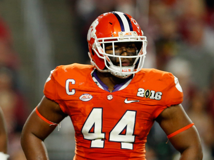 B.J. Goodson was a captain and leading tackler on the Clemson defense through the 2015 season.
