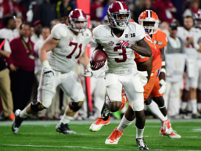 Calvin Ridley was a true freshman for the 2016 national championship. After a huge performance in the semifinal, Ridley was had six receptions but was held to just 14 yards against the Tigers.