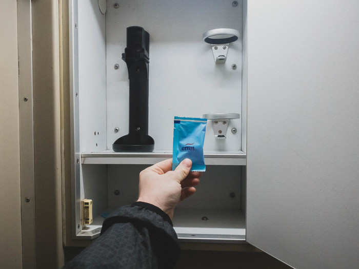 The bar of soap in the medicine cabinet behind the mirror was, as we say in the biz, a “nice touch.”