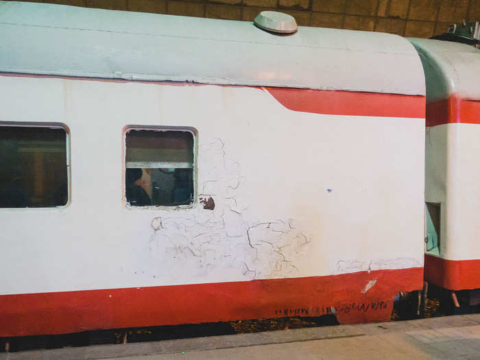 The second and third-class trains cost only a few bucks per ticket, but they are packed, reserved for local Egyptians, don