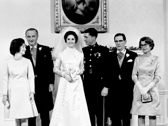 The White House is a popular wedding venue. Ulysses E. Grant put on the "first really grand White House wedding" in 1874 for his daughter, Nellie. First daughters Alice Lee Roosevelt, Lynda Bird Johnson, and Tricia Nixon are also among the 18 recorded weddings of family members and longtime staffers.