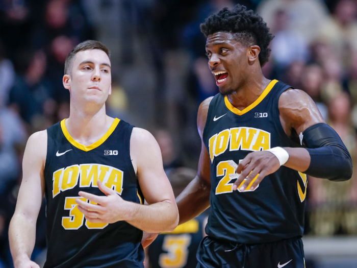 ▼ Iowa Hawkeyes — Dropped out of the AP Top 25 Poll