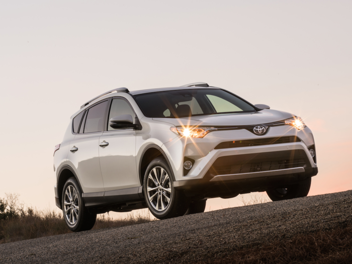 10 (tie). Toyota RAV4: 12.1%