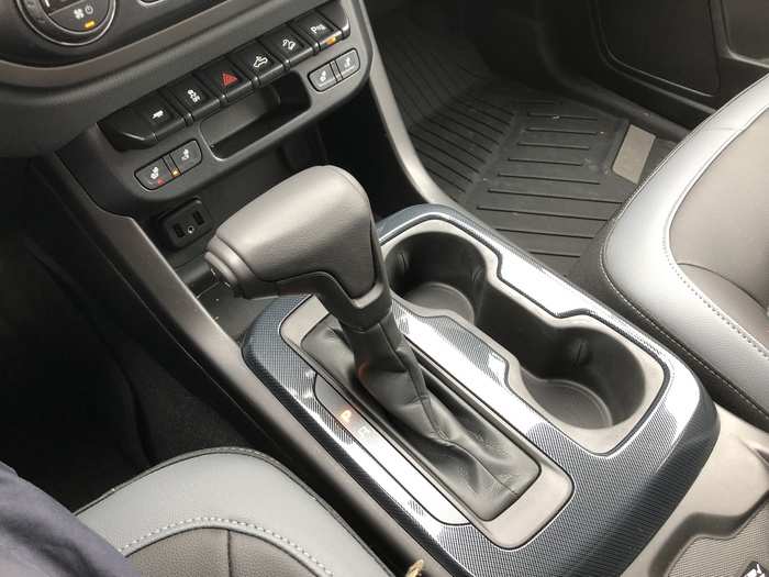 The eight-speed automatic handles the Colorado Z71 power without straining. Shifts are smooth.