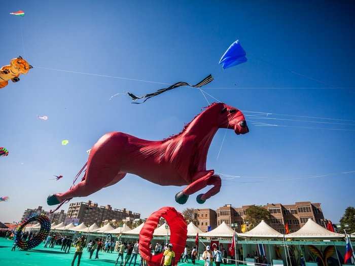 Nearly 128,000 people are employed in Gujarat’s kite industry -- making it one of the biggest industries in India.