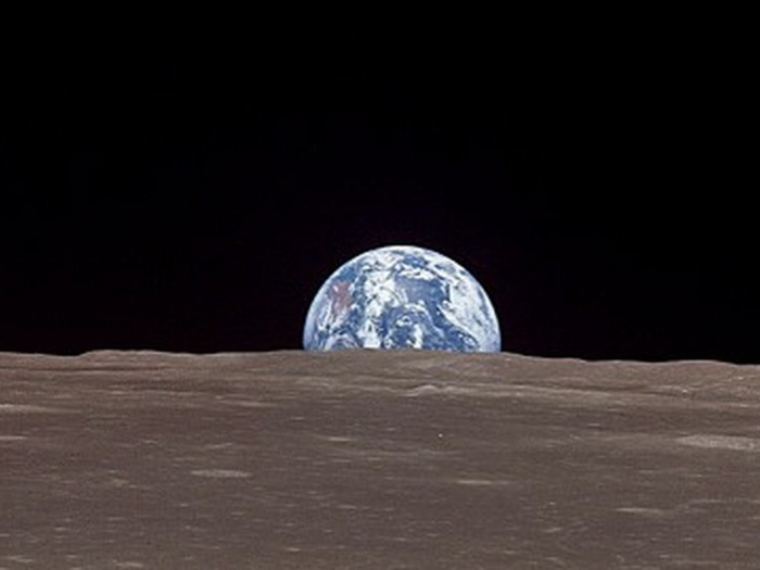 The moon is about 30 Earths away from Earth.