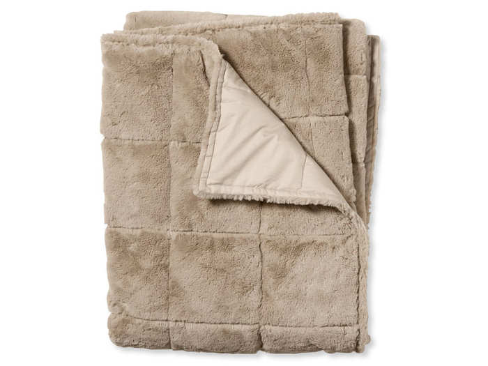 L.L.Bean PrimaLoft-Filled Ultraplush Throw