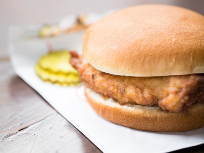 3. Chicken sandwich