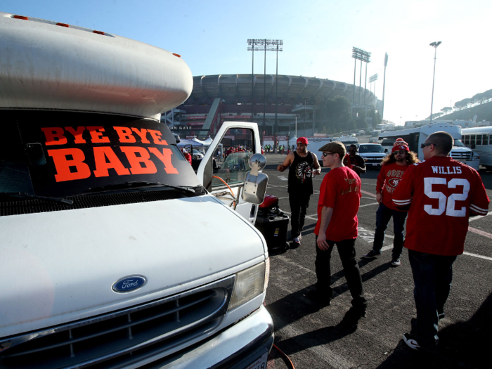 The 49ers stayed at "The Stick" for another 13 years, playing their final home game there in December 2013.