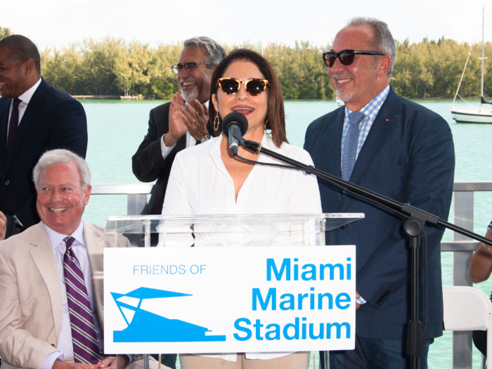 But famous artists Gloria Estefan, Jimmy Buffett, and others teamed up to try to save the historic site.