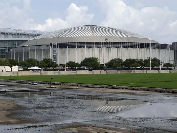 The Astrodome was closed after being cited for code violations in 2008.