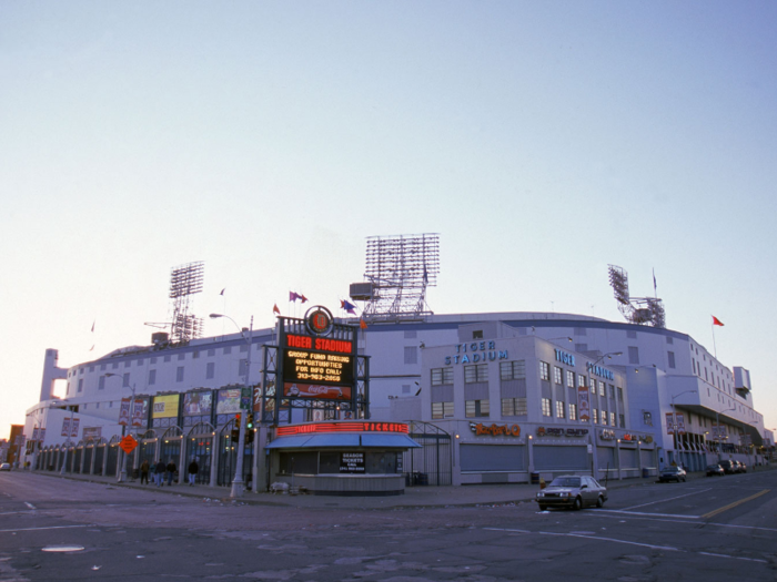 By the mid-1990s, Tiger Stadium had grown outdated, so the team began constructing a new stadium in 1997. The Tigers played their final season in the much-beloved ballpark two years later.