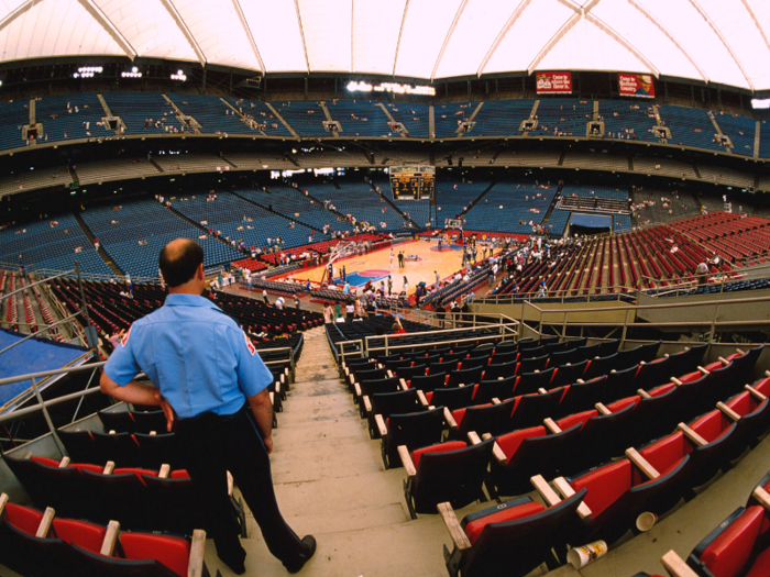 From 1978 to 1988, the Silverdome was also home to the NBA