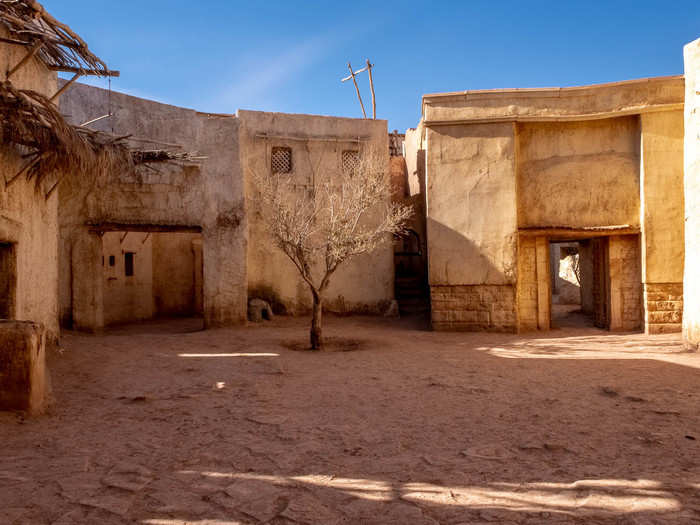 One of the most used sets at Atlas is a full-sized Moroccan-style mud-brick town that has served as a setting for dozens of biblical films and TV shows, like the 2015 National Geographic TV film "Killing Jesus."