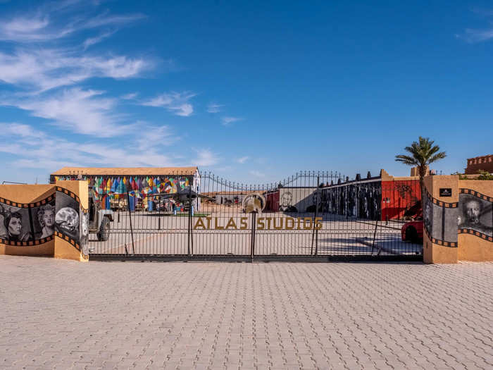 A few miles outside of the town lies Atlas Studios, opened in 1983 by Moroccan entrepreneur Mohamed Belghmi. It is now run by Amine Tazi, who owns Atlas Studios and nearby CLA Studios.