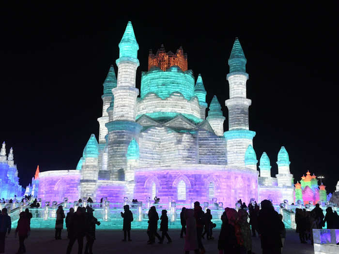 The event is one of the top ice and snow festivals in the world, along with Japan