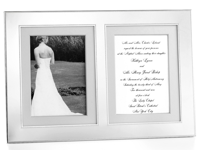 An invitation frame