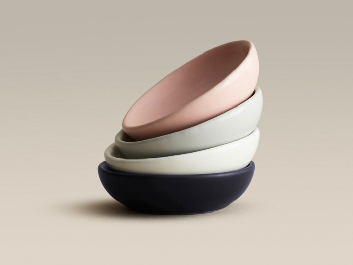 Simple and pretty ceramic dip dishes