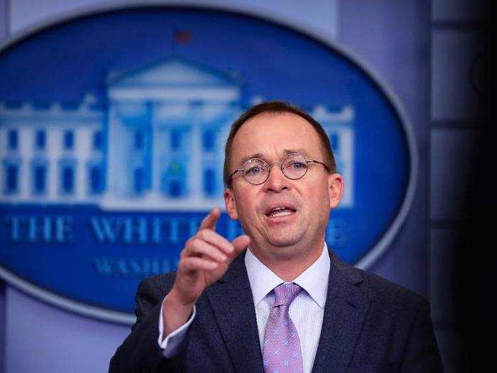 Acting Chief of Staff Mick Mulvaney: $2.6 million